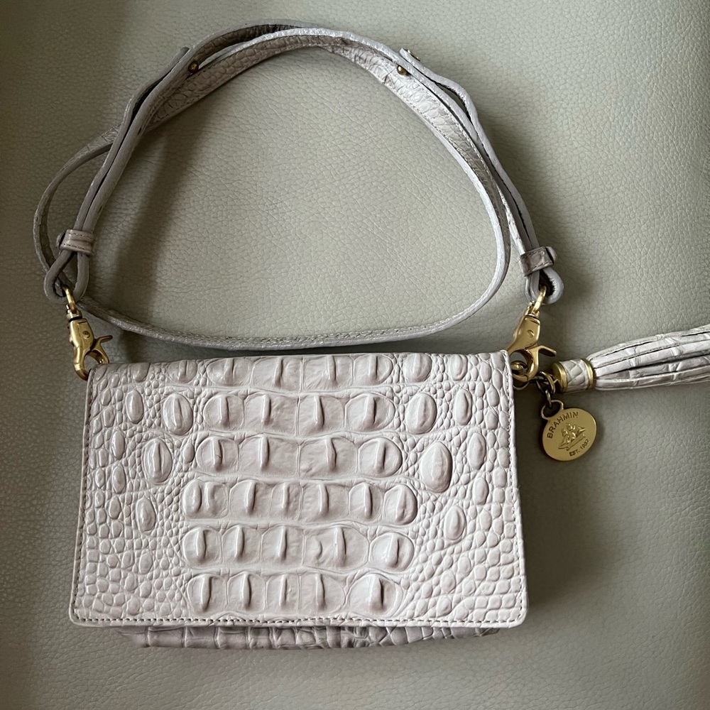 Brahmin clutch crossbody purse